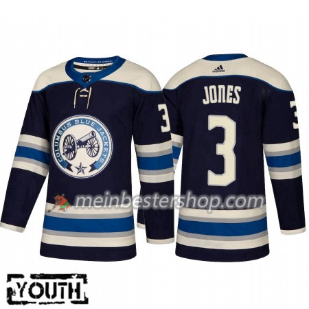 Columbus Blue Jackets Seth Jones 3 Adidas 2018-2019 Alternate Trikot Authentic - Kinder